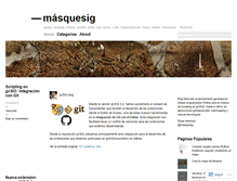 Tablet Screenshot of masquesig.com